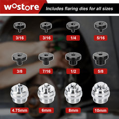 Wostore single flare die enables precise one-piece fittings