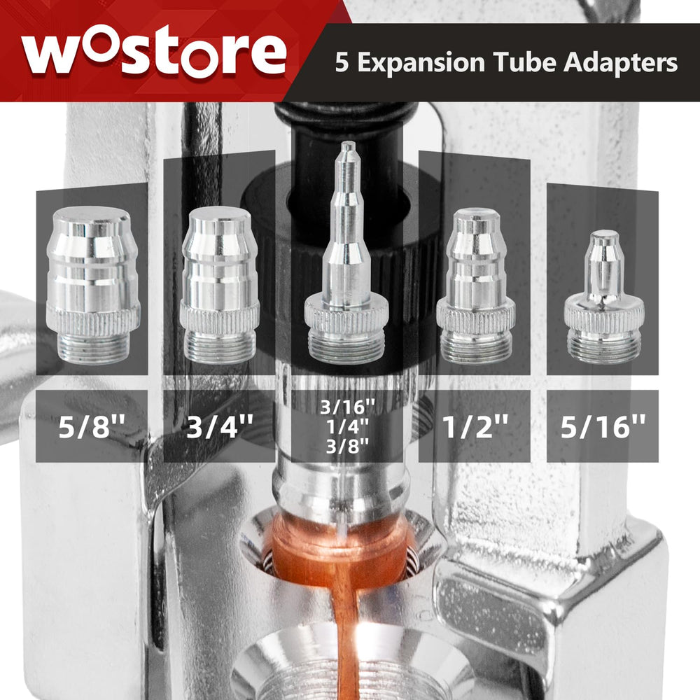 Wostore tubing cutter delivers smooth cuts on small to medium O.D. tubing.