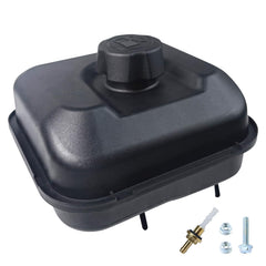 WOTIAN gas fuel tank front view for GX160/GX200 engines with durable HDPE body.