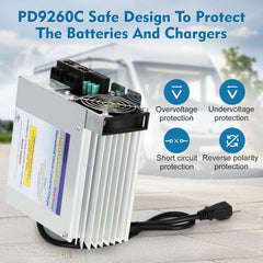 WOUDY PD9260C built-in safety protections prevent faults
