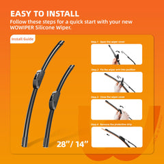 WOWIPER blades offer a clear view for city and highway driving.