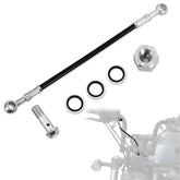WOWTK 25cm brake line extension close-up for universal motorcycle compatibility and easier upgrades.