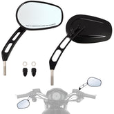 WOWTK edge-cut mirrors left side view for improved rear visibility.