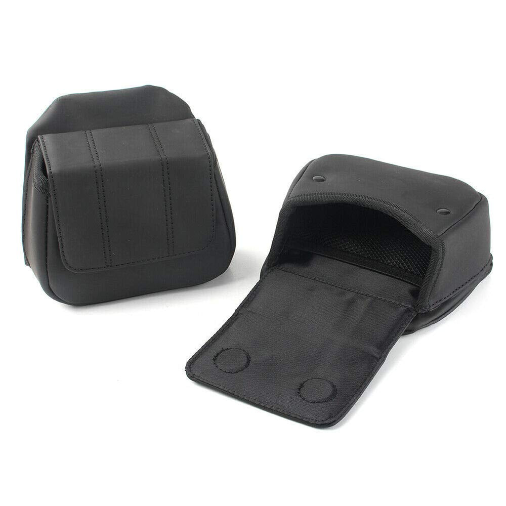 WOWTK lower fairing pouch on the left side keeps essentials within easy reach
