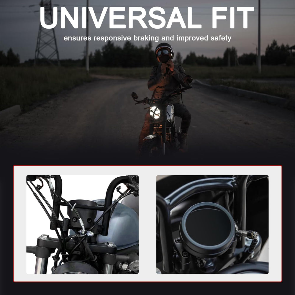 WOWTK universal brake hose extend connector with precision aluminum end for durable fittings.