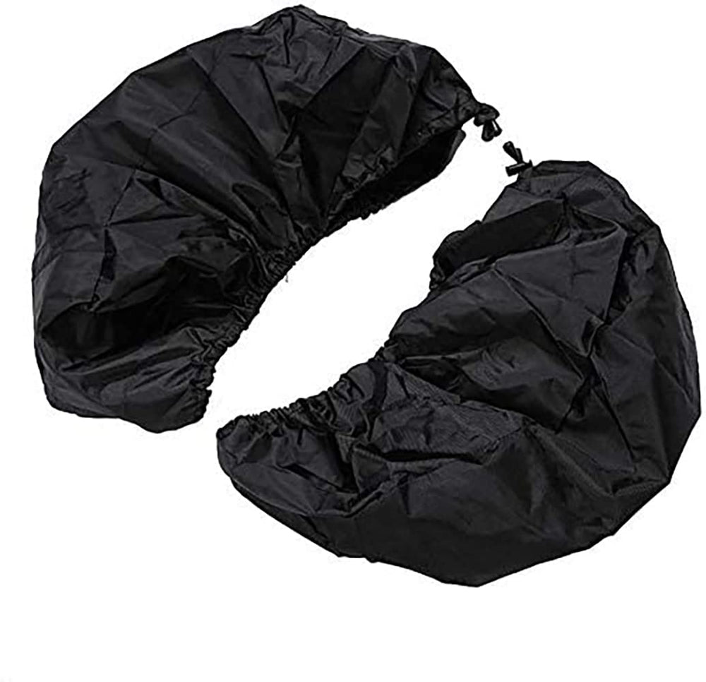 WOWTK waterproof saddlebag speaker lid cover left protects Harley lids from rain and dust.