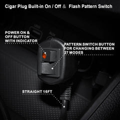 WOWTOU 27 flash patterns with memory help match signaling needs