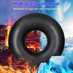 Woxla thick rubber inner tube cushions bumps for smoother rides on rough terrain.