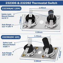 WPL kit packaging photo highlighting complete repair set for Suburban SW series heaters