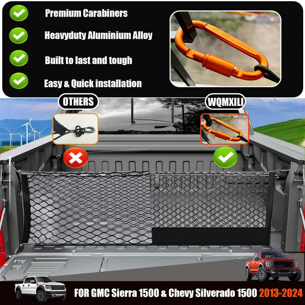 WQMXILI truck bed fit for 2013–2025 Silverado Sierra models