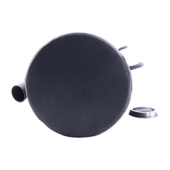 WQSING muffler silencer aluminum body closeup showcases corrosion-resistant material and precision welds.