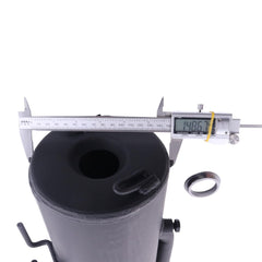 WQSING exhaust component on vehicle scene suggests potential airflow improvement and quieter operation.