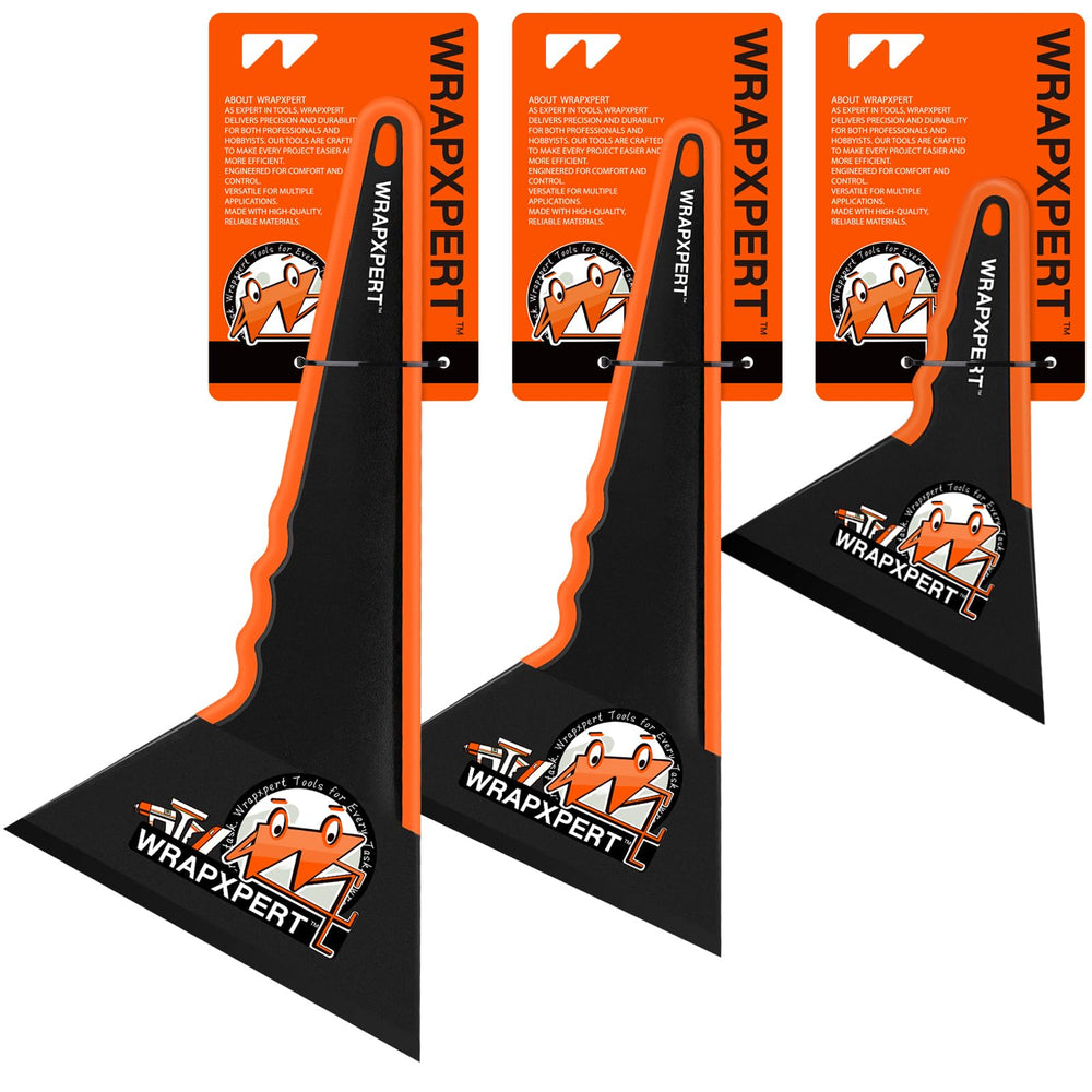 WRAPXPERT small triangle squeegee for tight spaces in tinting