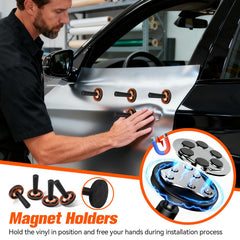 WRAPXPERT various squeegees designed for curves, edges, and flat panels.