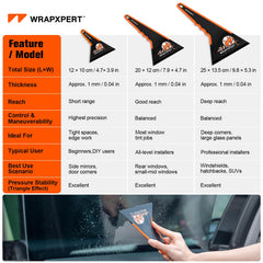 WRAPXPERT window film installation in action on car windshield