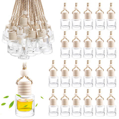 Wresty car diffuser bottle round glass close-up for stylish interior scent
