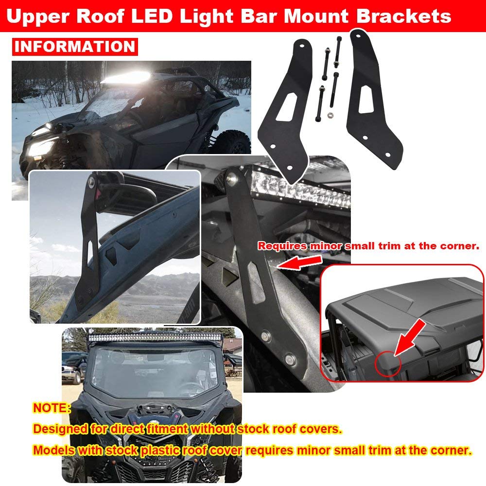 Wsays Maverick X3 roof bracket with powder coat resists corrosion and wear.
