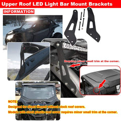 Wsays Maverick X3 roof bracket with powder coat resists corrosion and wear.