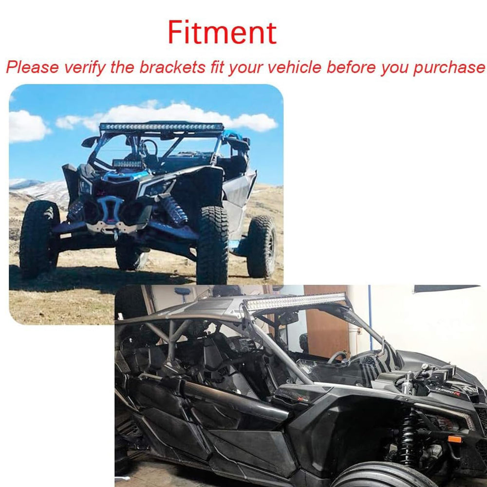 Wsays Can Am Maverick roof mount enhances nighttime visibility and drive safety.