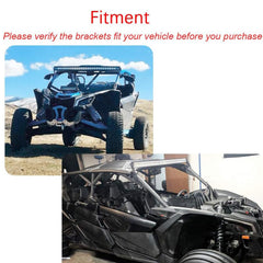 Wsays Can Am Maverick roof mount enhances nighttime visibility and drive safety.