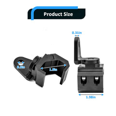 Wsays rust-resistant mount withstands rain, dust, and vibration on rugged trails.