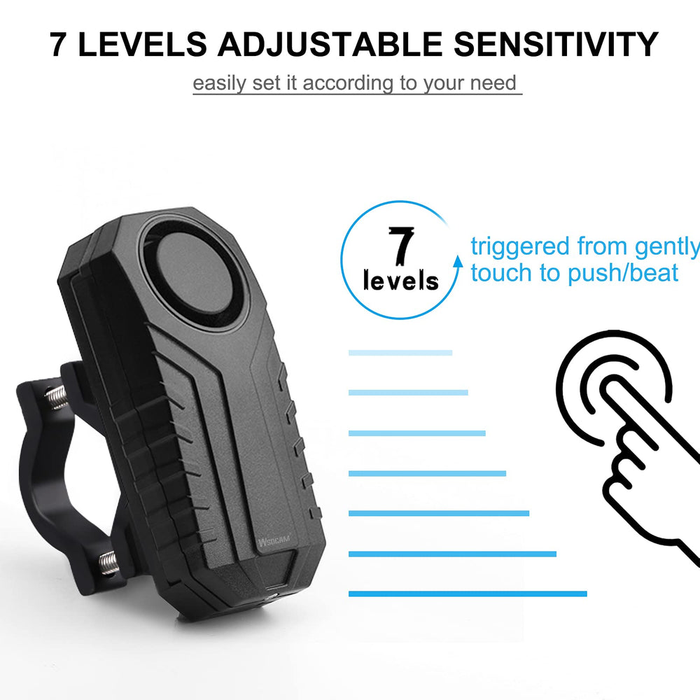 WSDCAM 7-level sensitivity dial for tailored detection