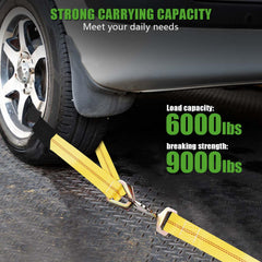WSSROGY axle strap with D-ring ends fits multiple hooks securely.