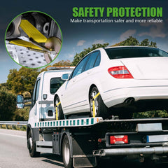 WSSROGY heavy-duty polyester webbing resists stretch and wear.
