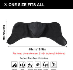 wtactful black color option demonstrated as everyday outerwear accessory