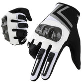 WTACTFUL gloves with carbon-fiber-knuckle-shell for lightweight protection during rides.