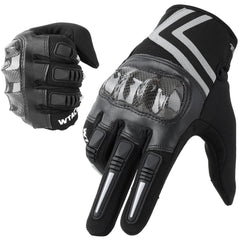 Wtactful motorcycle gloves breathable fabric keep hands cool during summer rides.