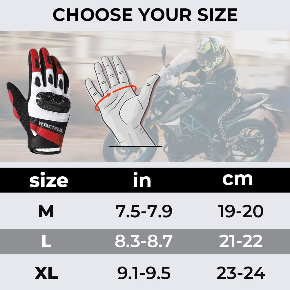 WTACTFUL road-riding-gloves designed for all-weather riding and comfort