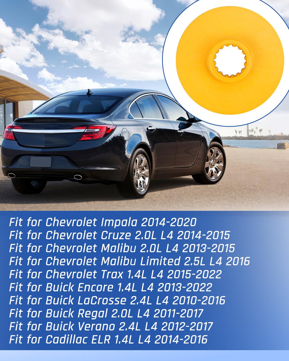 Wujexuhe Buick Encore rear bump stop improves stability.