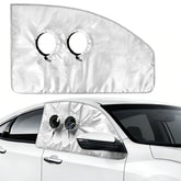 WUJODOR portable AC window kit front view enables quick, hassle-free cooling setup.