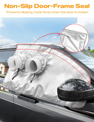WUJODOR sun-protection coating close-up demonstrates heat-reflective exterior.
