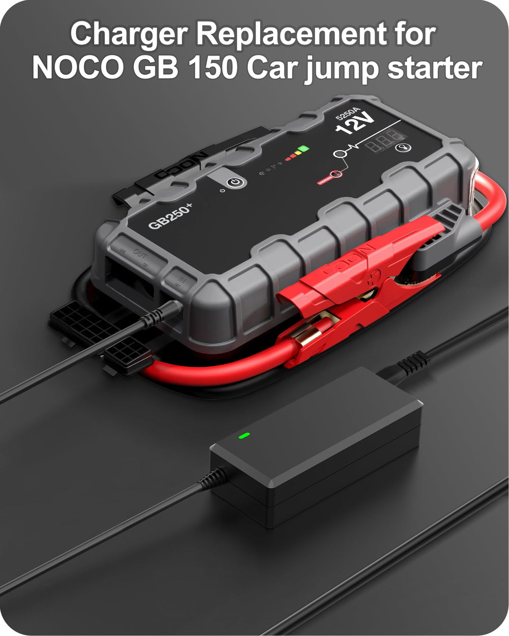 WUKUR 56W 14V adapter with 8.8 ft cord for extended reach