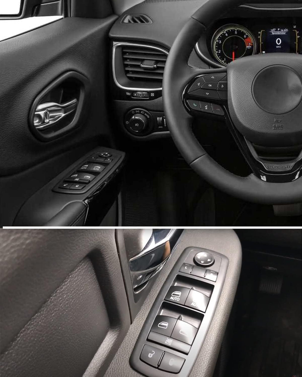 Driver-side master switch close-up for plug-and-play fit