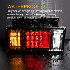 WUSHIXAN 40-LED kit shown with a durable frame for rugged use.