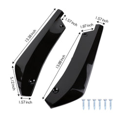 Wuyaoyao front bumper lip protector adds sportiness and shield.