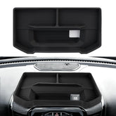 WVNWVN dashboard storage tray for 12-inch RAM 1500 keeps sunglasses within reach.