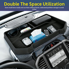 WVNWVN easy-clean dash tray rinses clean with water or damp cloth.