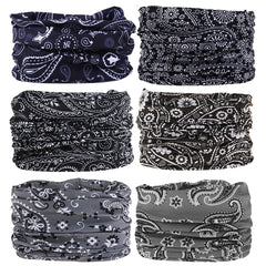 WXDRVT neck gaiter camouflage pattern ideal for sun and dust protection.