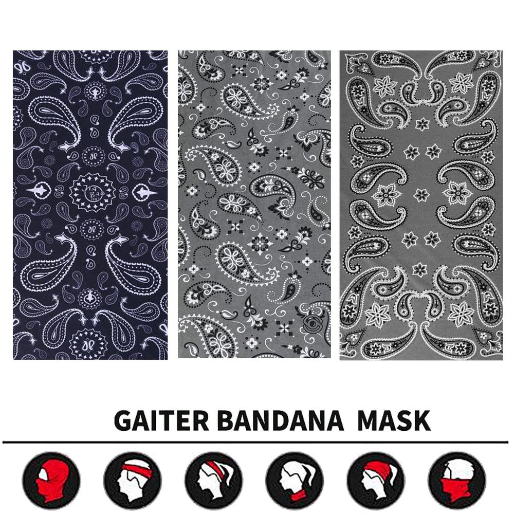 WXDRVT neck gaiter flag pattern to show team spirit safely.