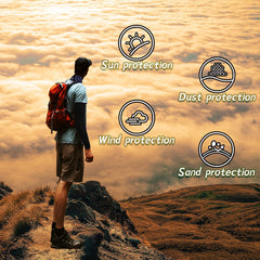 WXDRVT neck gaiter galaxy pattern versatile for outdoor activities.