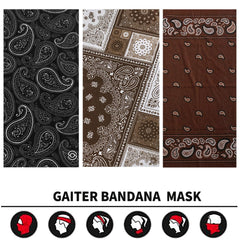 WXDRVT neck gaiter in joker pattern blends fun design with dust protection