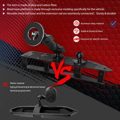 WXRYLYN all-metal base with ball assembly for durable mounting.