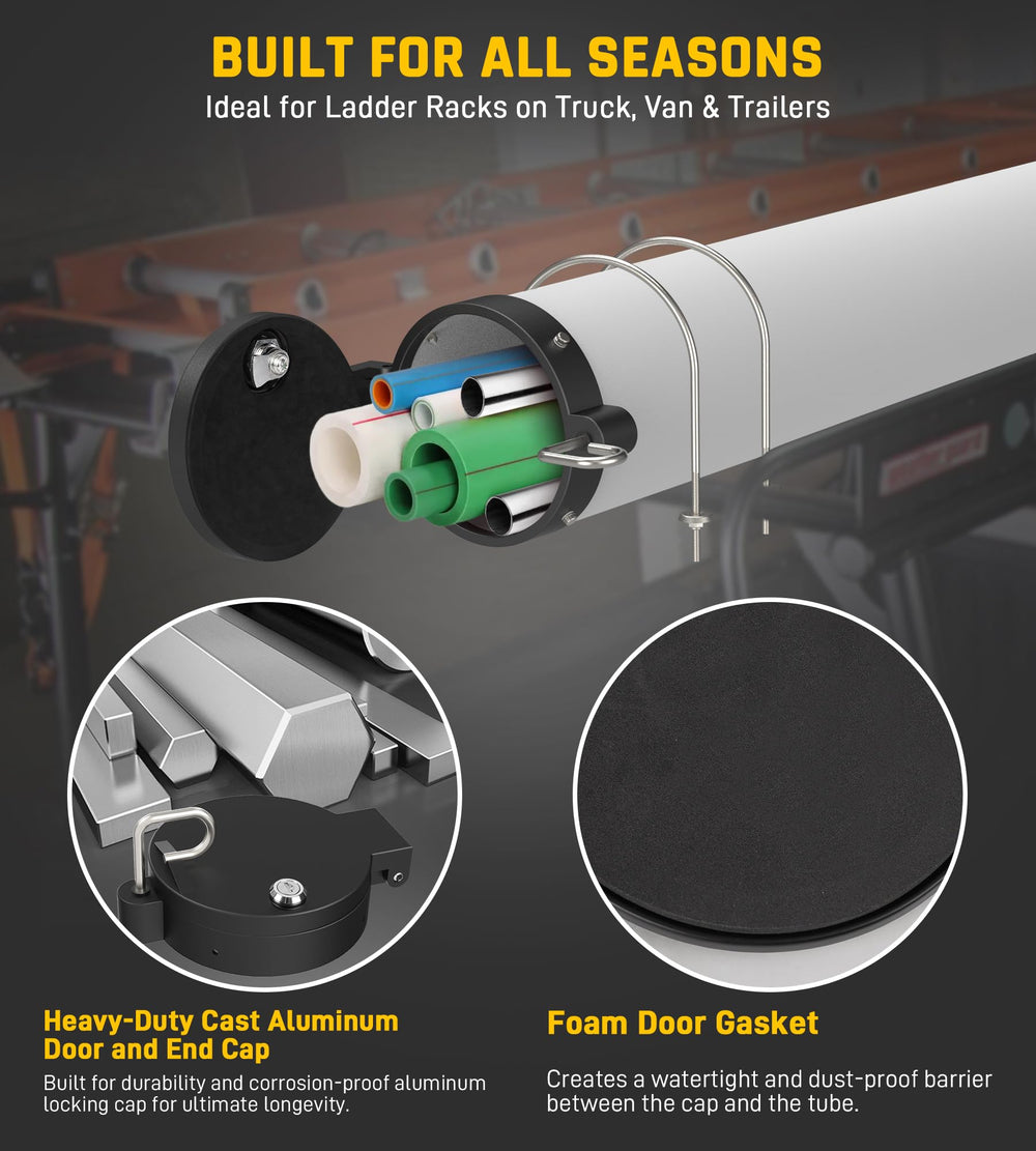 Wyckoff zinc plated hardware complements the 6 inch conduit carrier kit