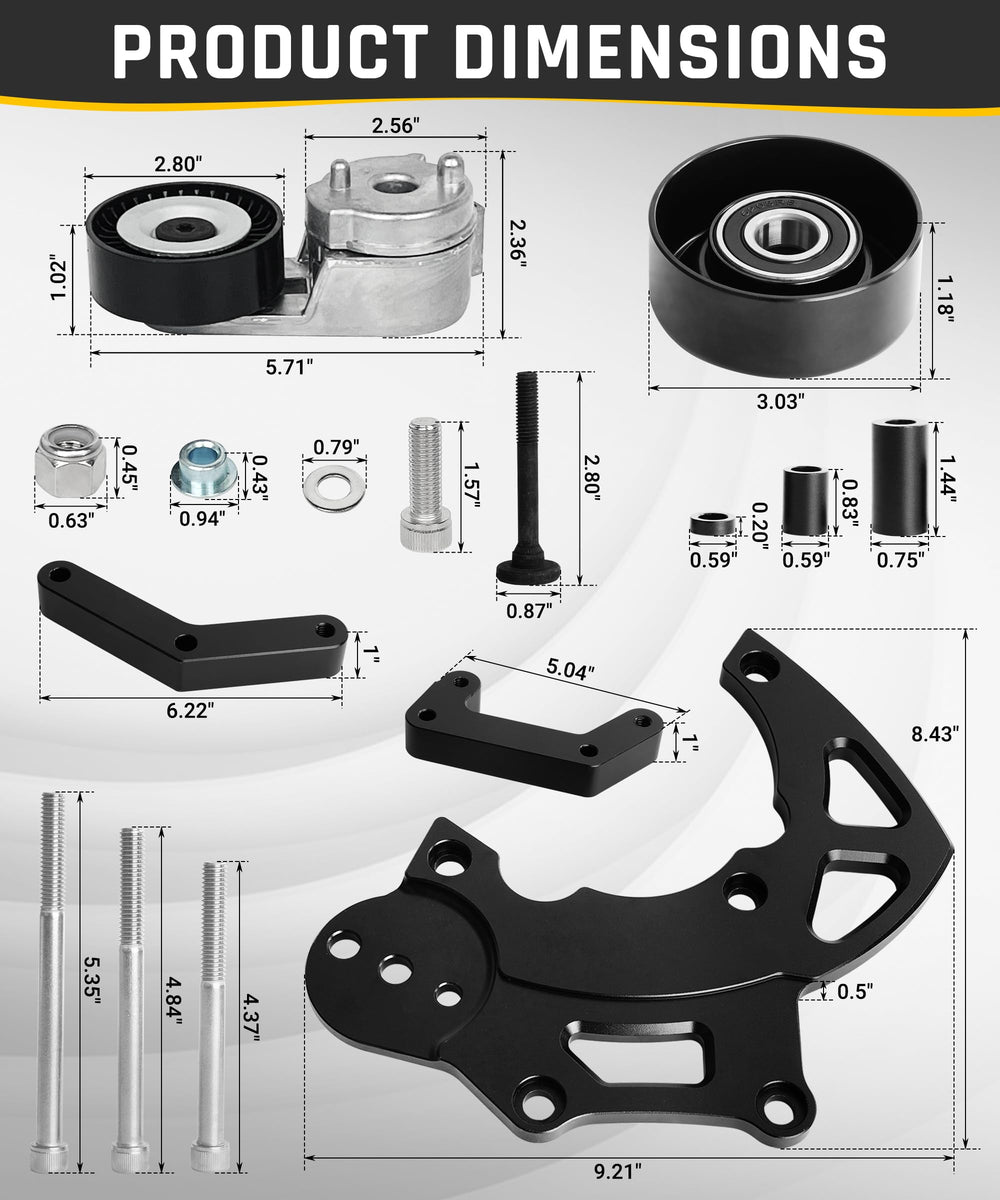 Wyckoff R4 compatibility overview shows engine ranges and Vortec drive compatibility
