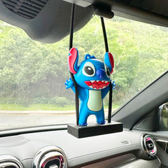 WYJS adjustable lanyard pendant blue fits most rearview mirrors.