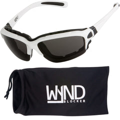 WYND Blocker motorcycle riding glasses front view with UV protection for rides